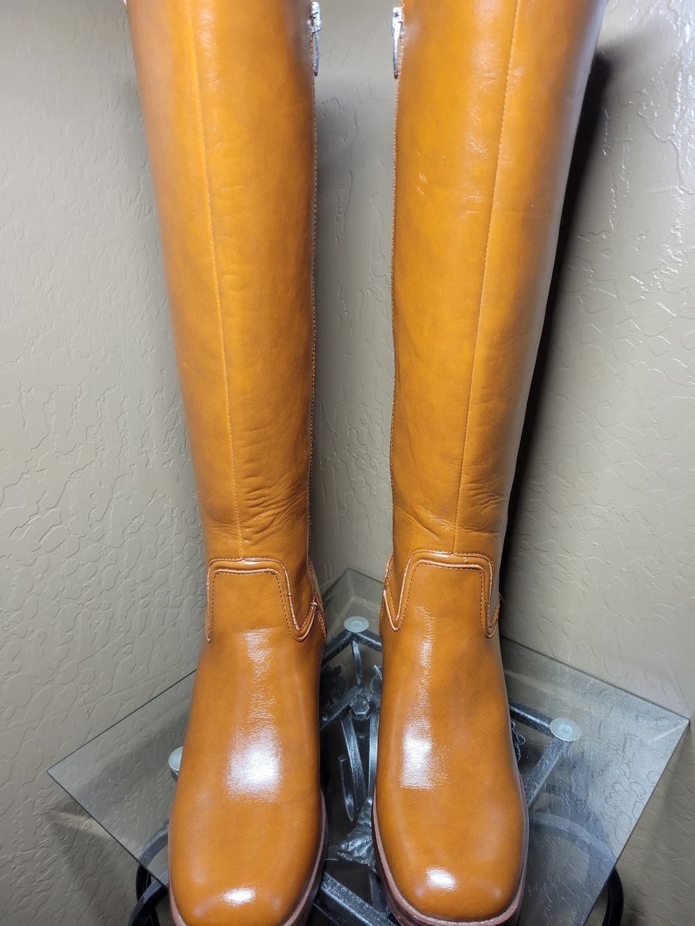 Marc Fisher Kizzia Block Heel Dress Riding Boots - Size 9M